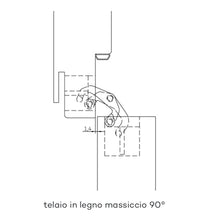 Carica l'immagine nel visualizzatore di Gallery, Cerniera Invisibile ANSELMI per Porte Interne a Filo