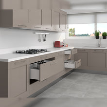 Carica l'immagine nel visualizzatore di Gallery, Set spondine per cassetto 550mm BIANCO estrazione totale AMMORTIZZATO portata 40 kg DTC