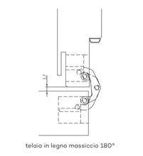 Carica l'immagine nel visualizzatore di Gallery, Cerniera Invisibile ANSELMI per Porte Interne a Filo
