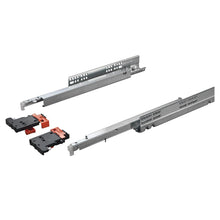 Carica l'immagine nel visualizzatore di Gallery, COPPIA GUIDE a SCOMPARSA SOTTOCASSETTO AMMORTIZZATA Portata 35 kg Estraz Totale
