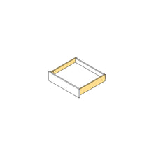 Carica l'immagine nel visualizzatore di Gallery, Set spondine per cassetto 300mm BIANCO estrazione totale AMMORTIZZATO portata 40 kg DTC
