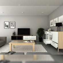 Carica l'immagine nel visualizzatore di Gallery, Set spondine per cassetto 550mm BIANCO estrazione totale AMMORTIZZATO portata 40 kg DTC
